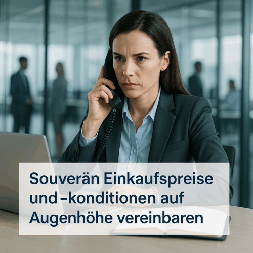 Souverän Einkaufspreise und Lieferanten Konditionen verhandeln