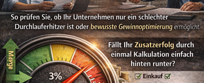 In der Einkauf Savings reinholt, der Verkauf ist aber direkt weitergibt an den Kunden